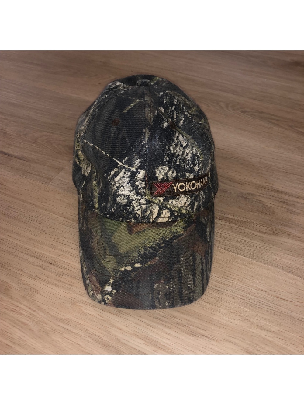 YOKOHAMA TIRES RACING MOTORSPORTS CAMO ADJUSTABLE STRAPBACK HAT CAP
